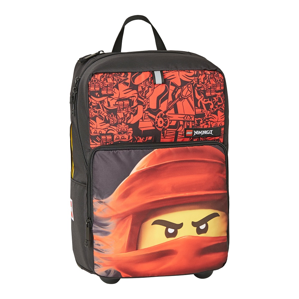 Rechizite scolare, Troller copii/ghiozdan scoala LEGO Core Line - design Ninjago Red - vectordirect.ro
