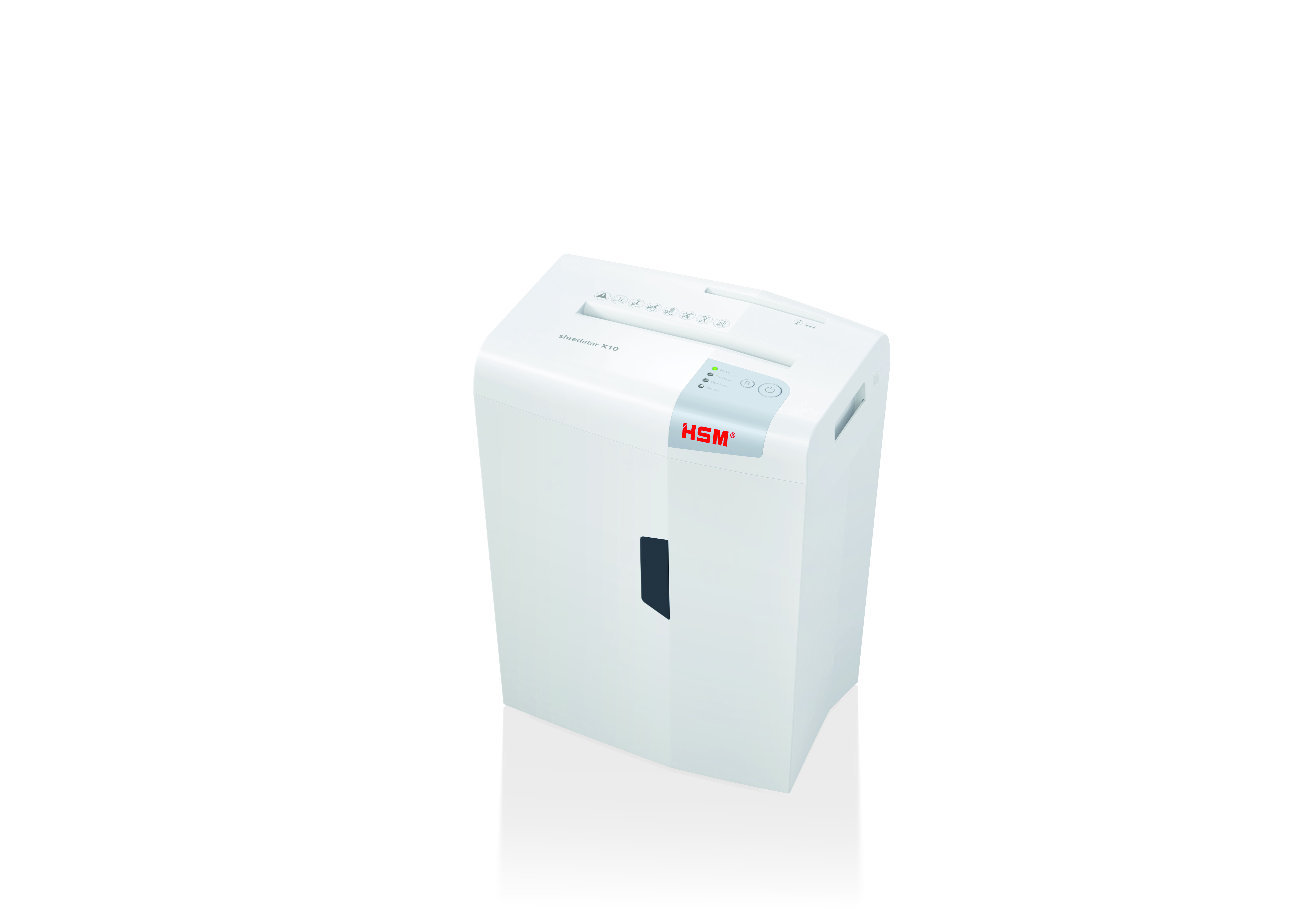 Distrugator documente HSM ShredStar X10 - 10 coli - cross cut (4.5 x 30mm) - nivel securitate 4
