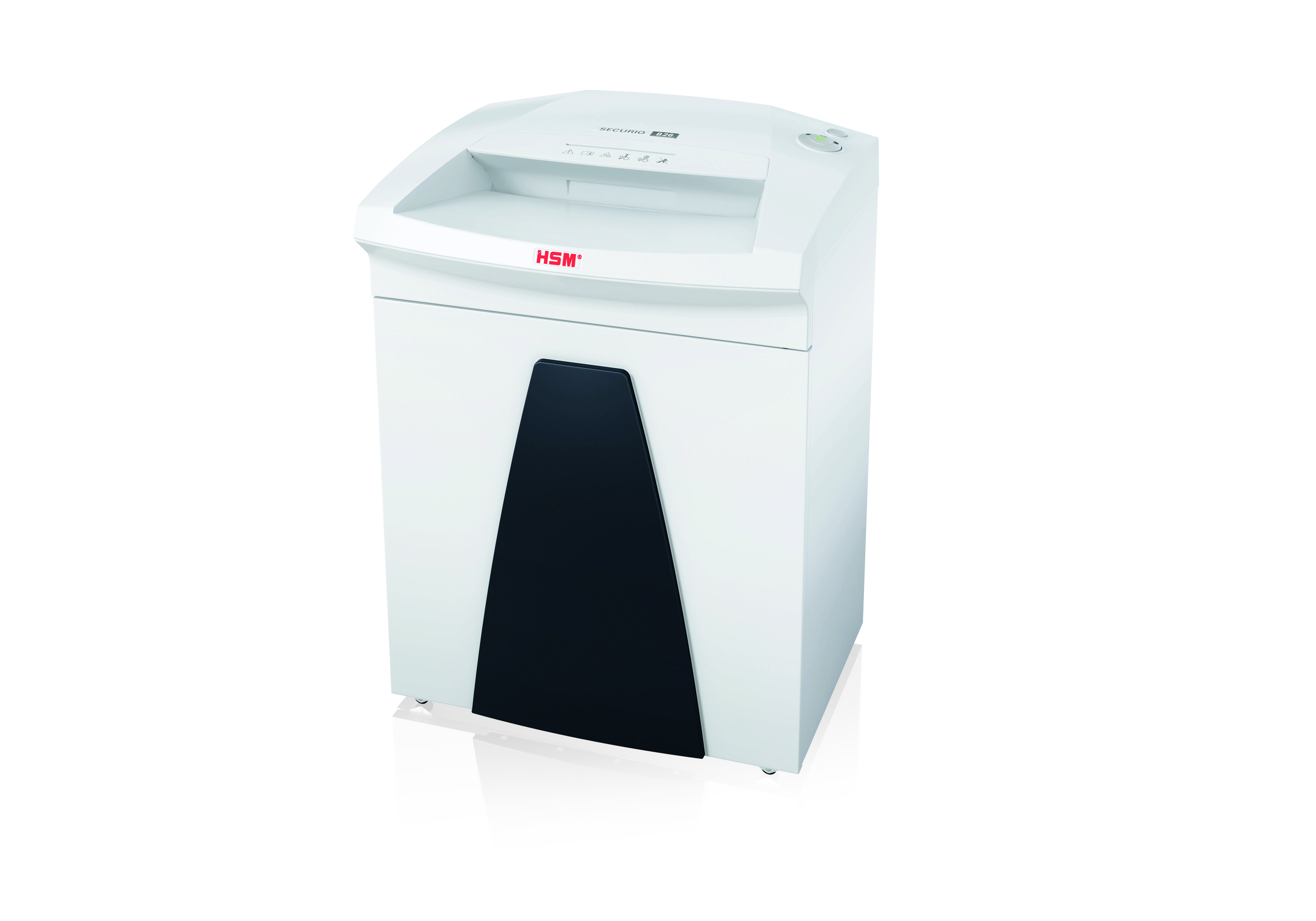 In trend, Distrugator documente HSM Securio B26 - 25-27 coli - fasie (5,8 mm) - nivel securitate 2 - vectordirect.ro