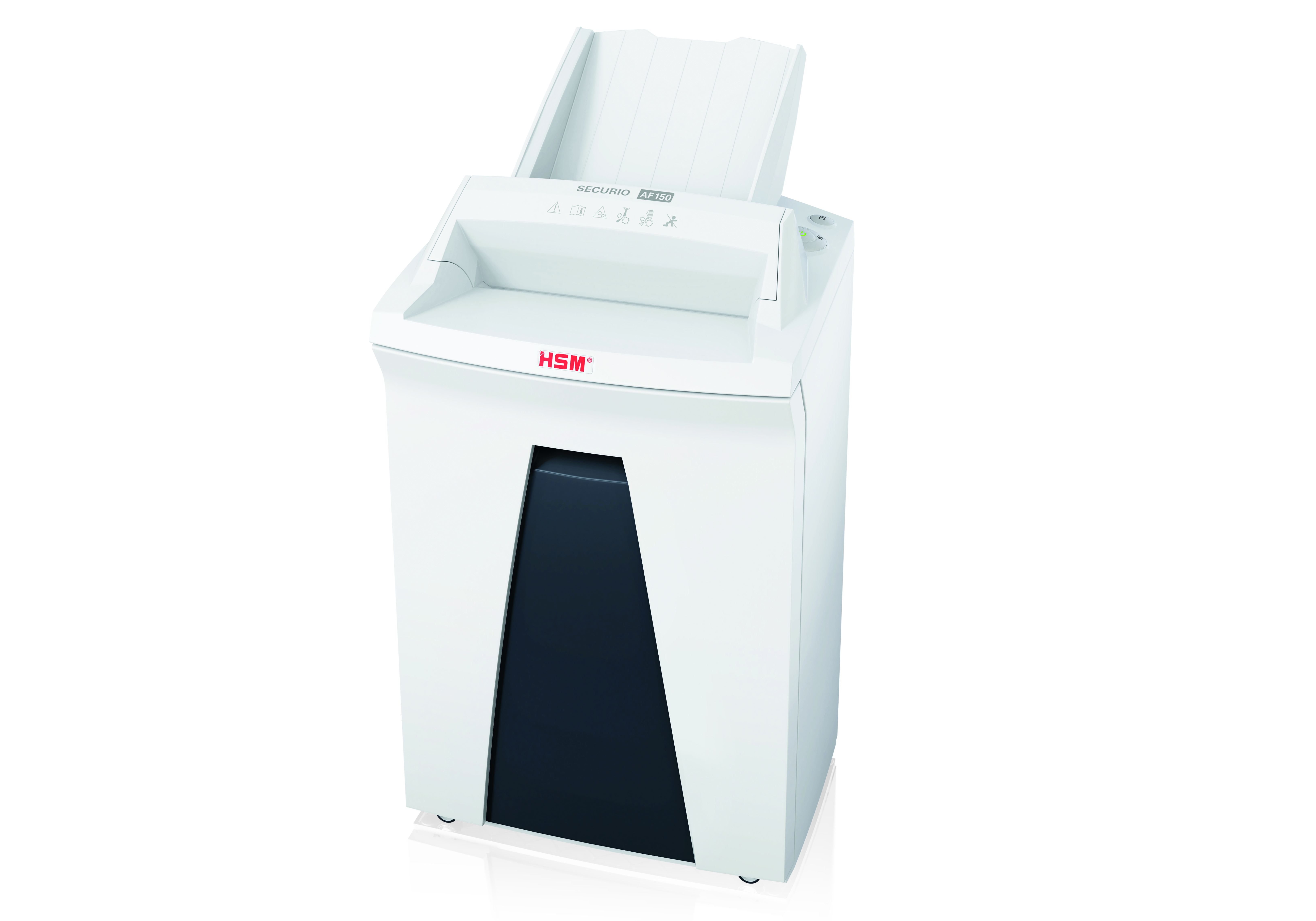Distrugator documente automat HSM Securio AF150, 8-10 coli, cross cut (4.5 x 30mm), securitate 4