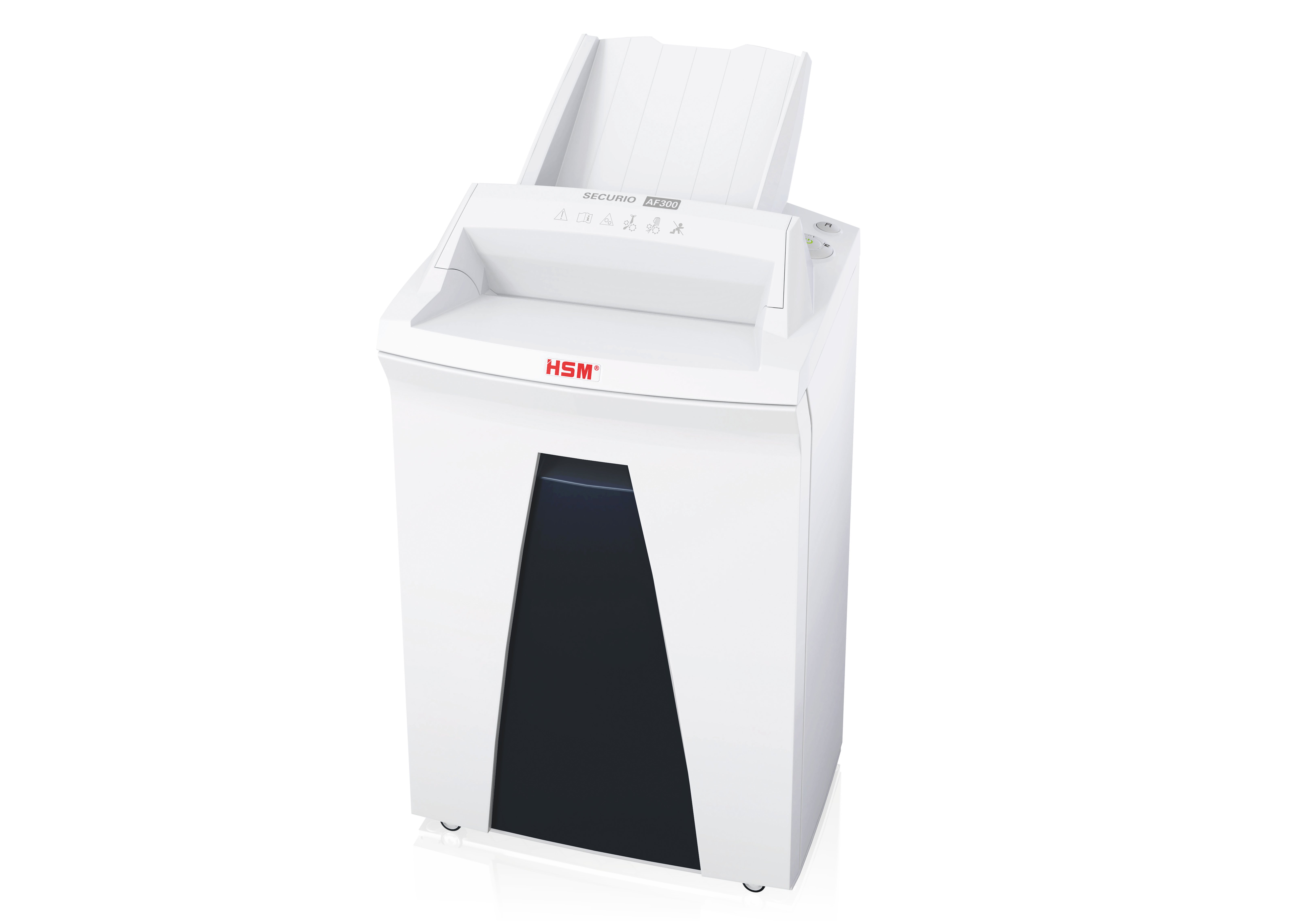 Echipamente birou, Distrugator documente automat HSM Securio AF300, 12-14 coli, cross cut (4.5 x 30mm), securitate 4 - vectordirect.ro