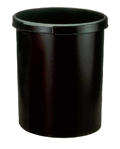 Cosuri de birou, Cos de birou pentru hartii, 18 litri, HAN Grip - negru - vectordirect.ro