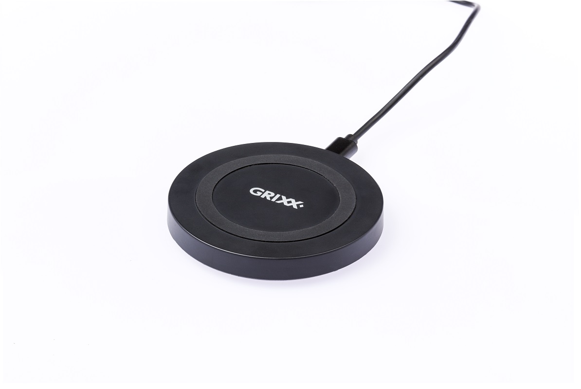 Reduceri finale, Incarcator wireless GRIXX Optimum - 10W, Qi Certified - negru - vectordirect.ro