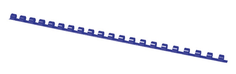 Inele plastic 8 mm, max 45 coli, 100buc/cut, Office Products - albastru