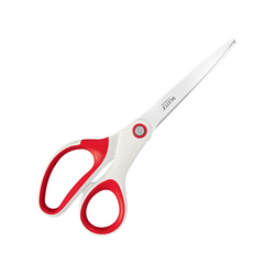 Foarfece Leitz, Foarfece pentru birou LEITZ WOW Titanium, 205 mm, rosu - vectordirect.ro