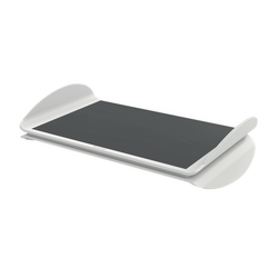 Suporti picioare, Suport ergonomic LEITZ Ergo, pentru picioare, ajustabil, culori duale, alb-gri - vectordirect.ro