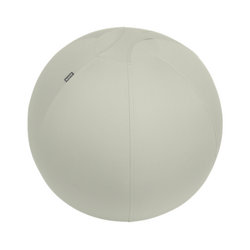 Mingi, Minge ergonomica LEITZ Ergo, pentru sezut sau fitness, cu functie de oprire, 65 cm, gri-pastel - vectordirect.ro