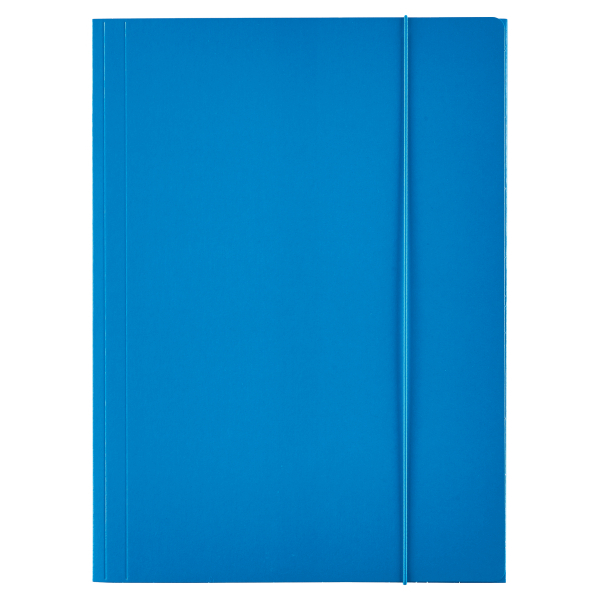 Mapa din carton plastifiat cu elastic ESSELTE Economy A4 - albastru deschis