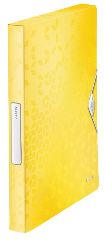 Buzunare Leitz, Mapa Jumbo LEITZ WOW, PP, A4, 250 coli, galben - vectordirect.ro