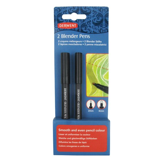 Toate produsele, Marker DERWENT Professional, pentru amestec si estompare, 2 buc/ set, varf tip glont, 2 si 4 mm, bli - vectordirect.ro