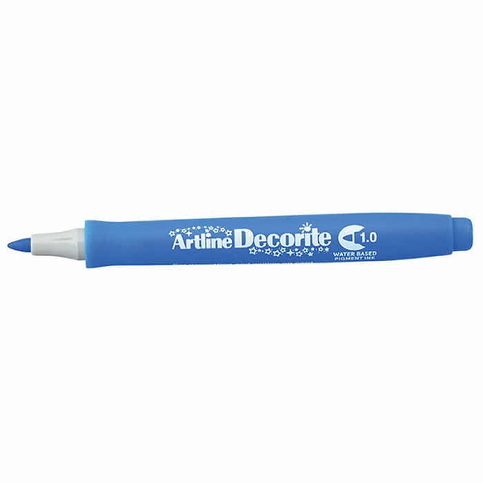 Markere, Marker ARTLINE Decorite, varf rotund 1.0mm - albastru - vectordirect.ro