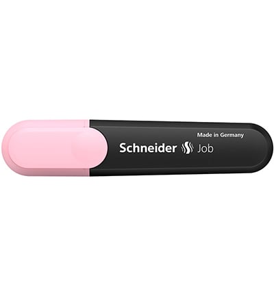 Toate produsele, Textmarker SCHNEIDER Job Pastel, varf tesit 1+5mm - roze - vectordirect.ro