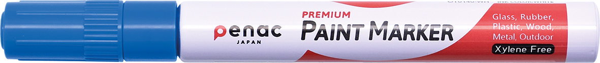Toate produsele, Marker cu vopsea PENAC, rezistent la temperaturi inalte, varf rotund, grosime scriere 2-4mm - albast - vectordirect.ro