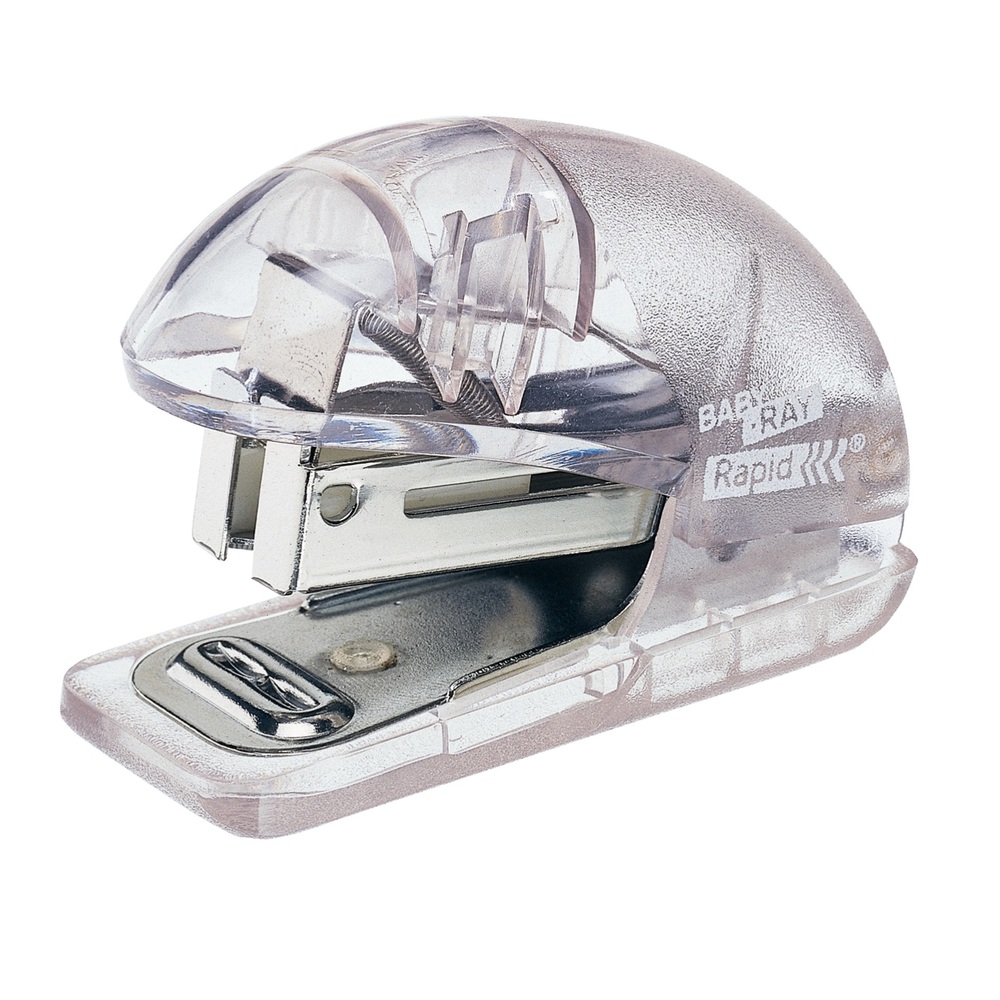 Toate produsele, Capsator plastic Rapid F4, 10 coli, blister, 1000 capse 26/6 incluse, transparent - vectordirect.ro