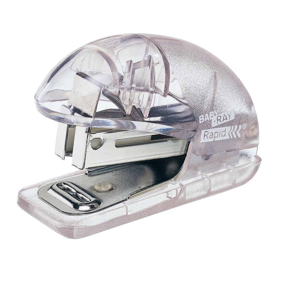 Toate produsele, Capsator plastic Rapid F4, 10 coli, blister, 1000 capse 26/6 incluse, transparent - vectordirect.ro