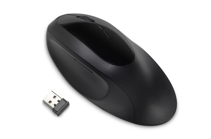 Mouse-uri si tastaturi, Mouse ergonomic Kensington ProFit Ergo, conexiune wireless sau bluetooth, negru - vectordirect.ro