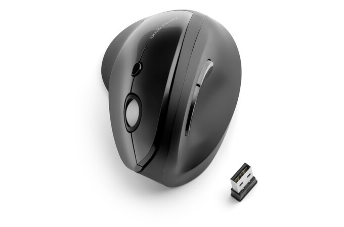 Mouse vertical Kensington ProFit, conexiune wireless, dimensiune mare, negru