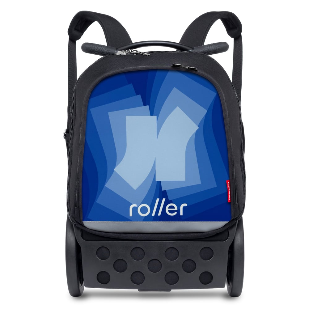 Ghiozdane troler, Ghiozdan nikidom roller up - Kinetic Blue - vectordirect.ro