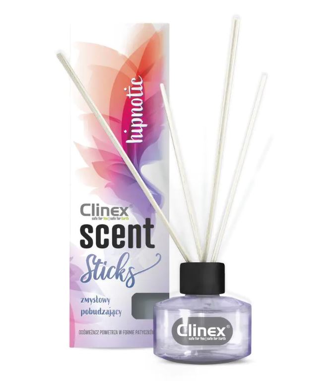 Odorizante, CLINEX Scent Sticks Hipnotic - odorizant de camera, 45ml, cu betisoare - vectordirect.ro