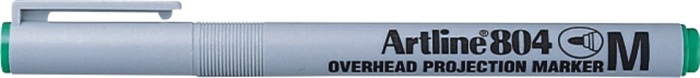 Toate produsele, OHP Non-Permanent marker ARTLINE 804, varf mediu - 1.0mm - verde - vectordirect.ro