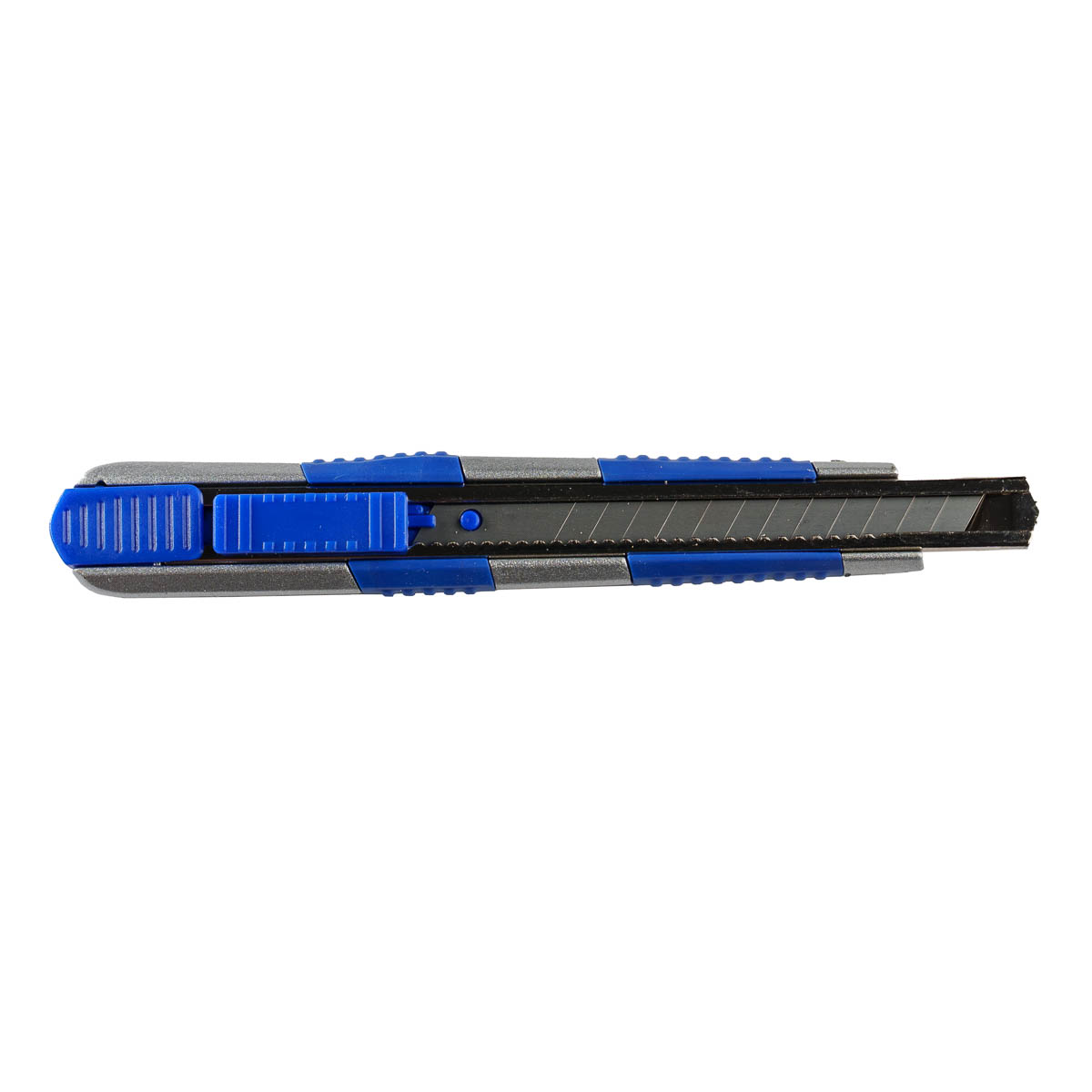Cutter Optima Premium, lama 9mm SK5, sina metalica, zinc cu rubber grip