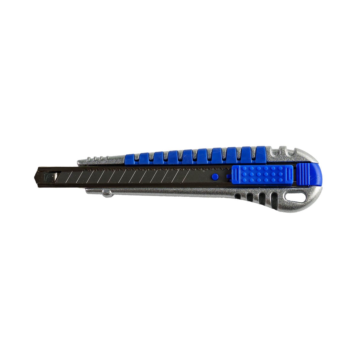Optima, Cutter mic 9 mm, sina metlica din aluminiu cu grip din cauciuc Optima SK5 - vectordirect.ro