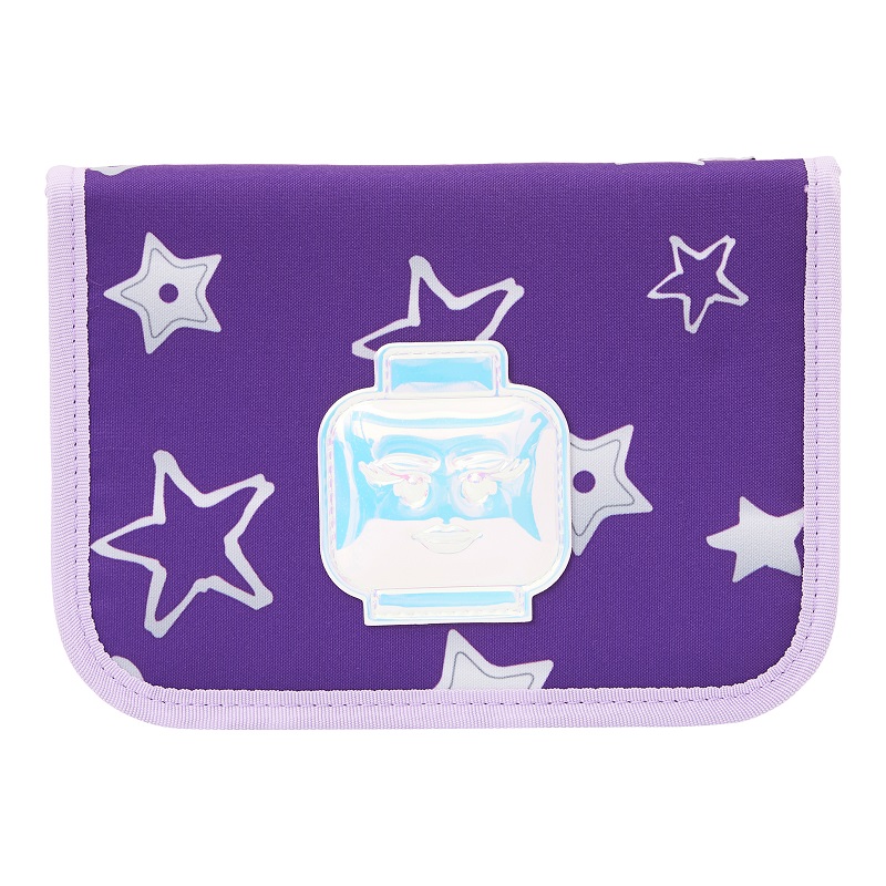 Rechizite scolare, Penar echipat LEGO Core Line - design Stars - violet - vectordirect.ro