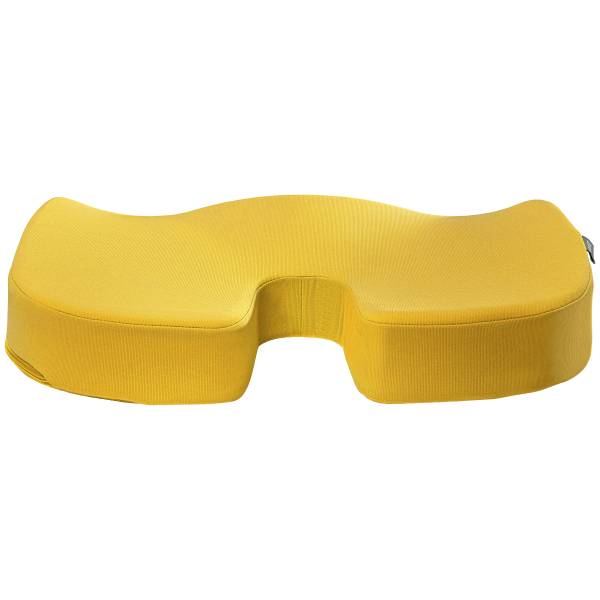 Birou, Pernuta ergonomica LEITZ Cosy, pentru scaun, spuma cu memorie, husa lavabila, galben chihlimbar - vectordirect.ro