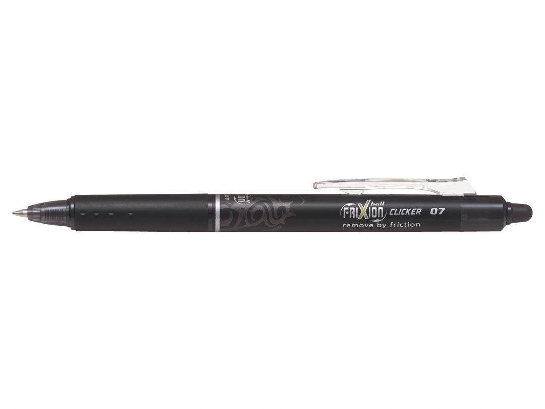 Pilot, Roller PILOT Frixion Clicker, 0,7mm, negru - vectordirect.ro