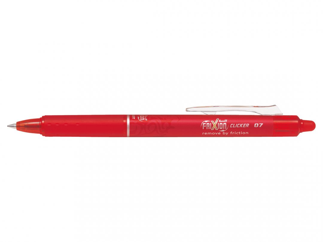 Pilot, Roller PILOT Frixion Clicker, 0,7mm, rosu - vectordirect.ro