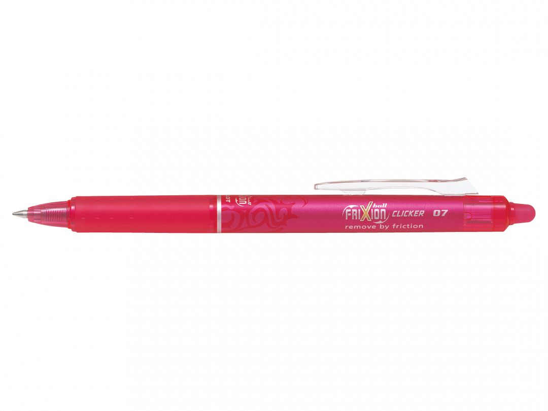 Pilot, Roller PILOT Frixion Clicker, 0,7mm, roz - vectordirect.ro