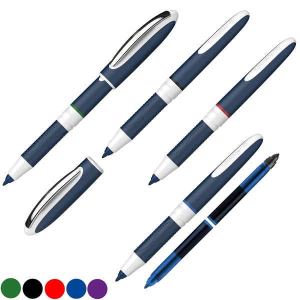 Roller cu cerneala SCHNEIDER One Change, ball point 0.6mm - scriere verde