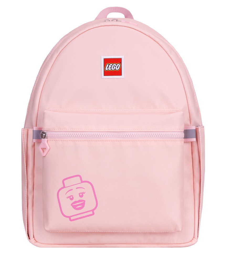 Rechizite scolare, Rucsac Casual LEGO Tribini Joy Large - design Emoji - roz pastel - vectordirect.ro