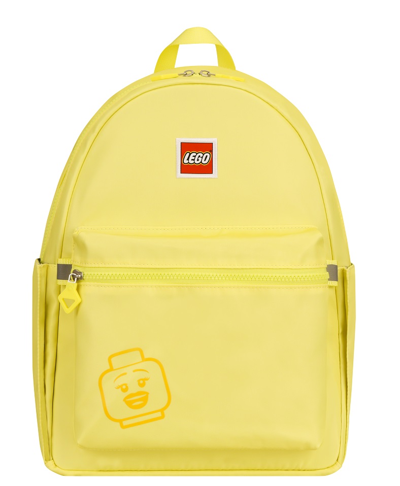 Rechizite scolare, Rucsac Casual LEGO Tribini Joy Large - design Emoji - galben pastel - vectordirect.ro