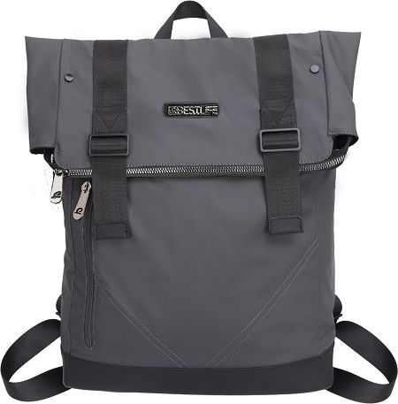 Bestlife, BESTLIFE La Minor - Rucsac Gri cu Conectori USB/Type-C și Compartiment pentru Laptop 16 Inch - vectordirect.ro