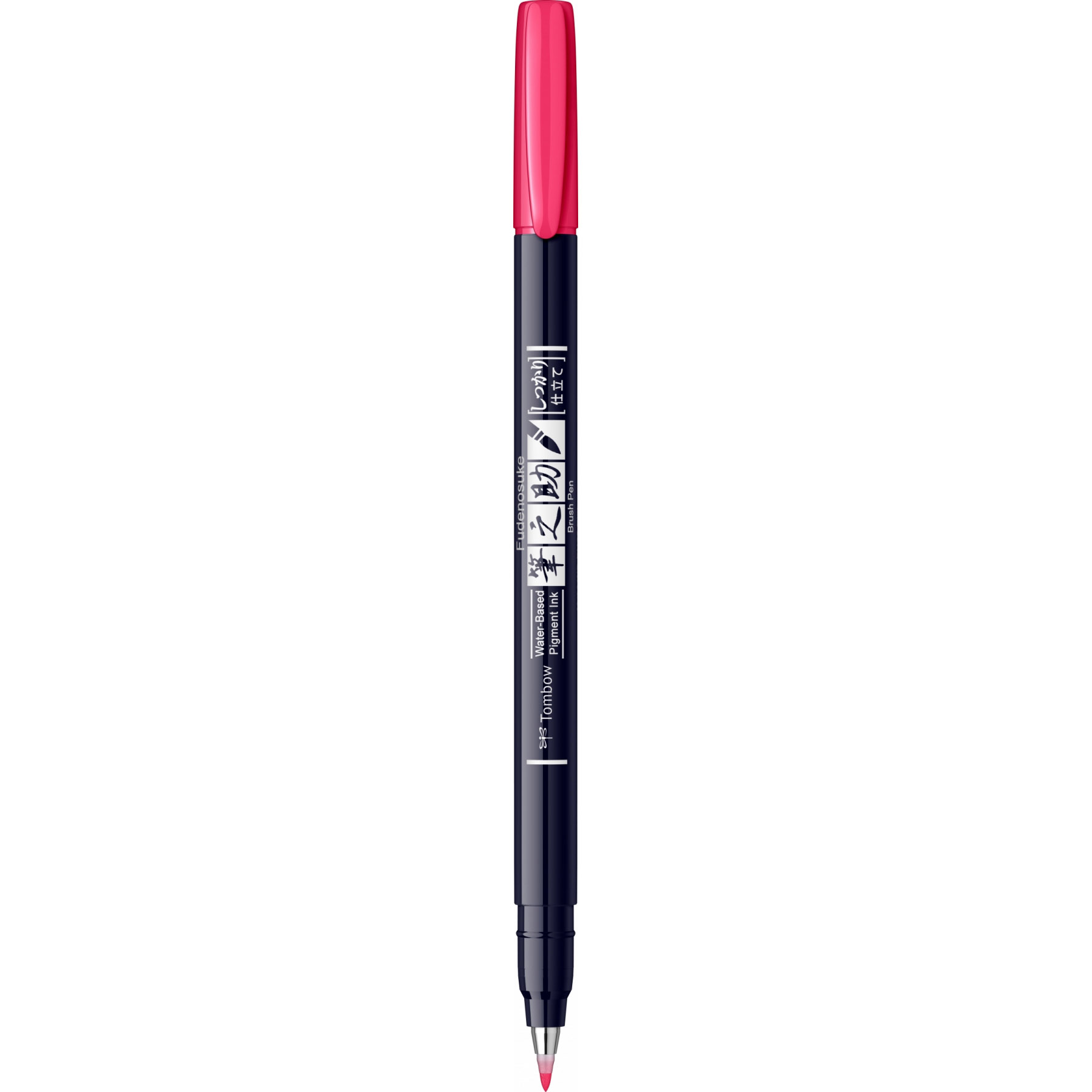 Stilouri & Seturi caligrafie, Marker Caligrafic Hard Small Writing Tombow Fudenosuke Vivid 22 Pink - vectordirect.ro