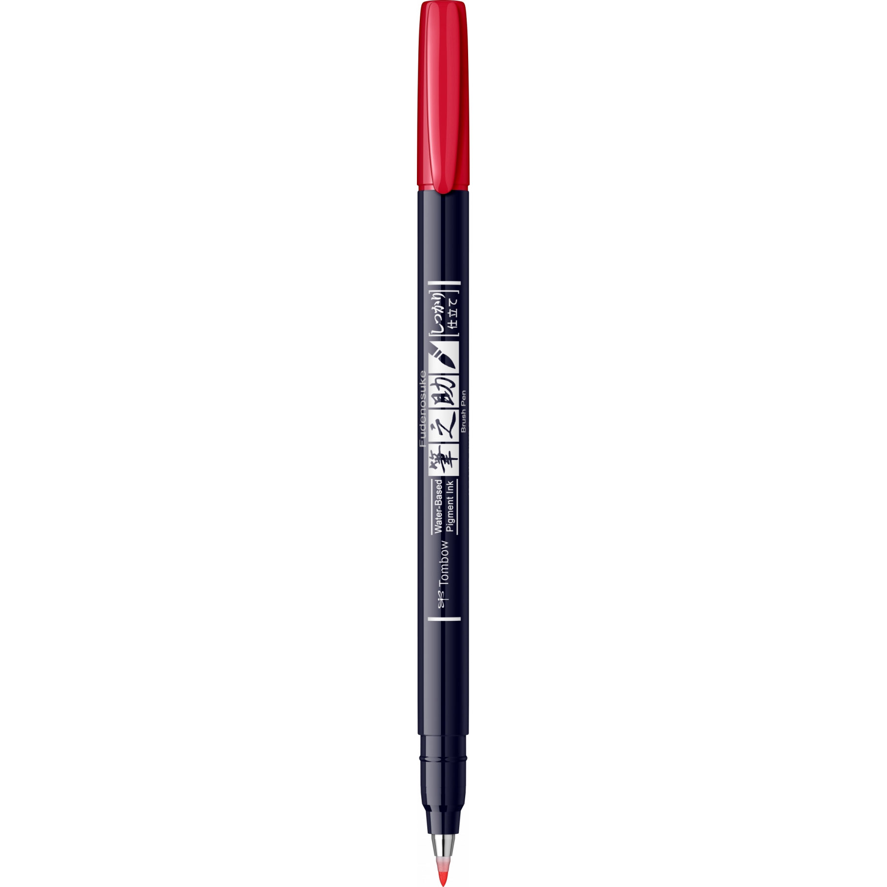 Marker Caligrafic Hard Small Writing Tombow Fudenosuke Vivid 25 Red