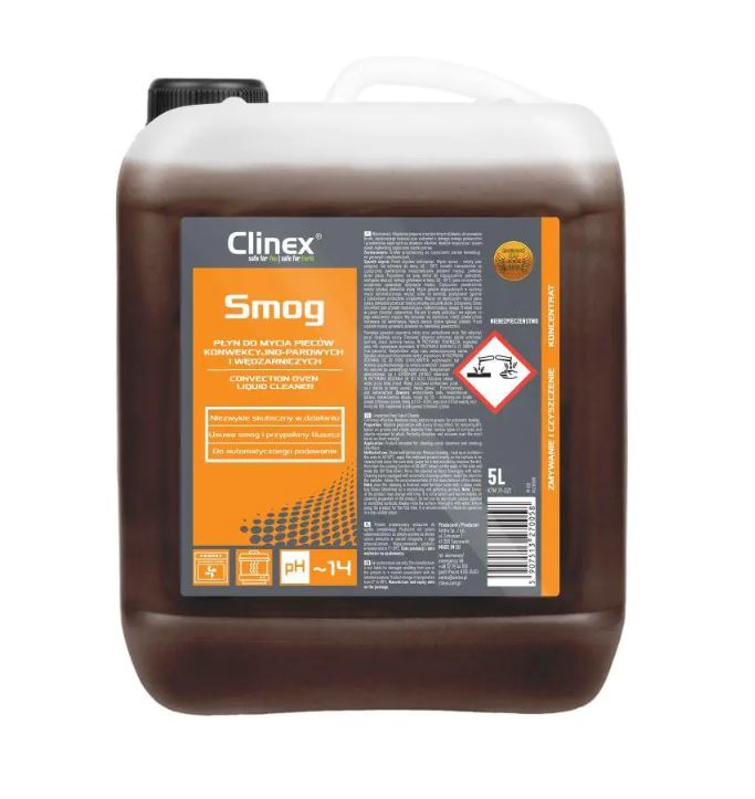 Produse Clinex, CLINEX Smog, 5 litri, detergent pentru curatarea aparatelor cu aburi sau fum - vectordirect.ro