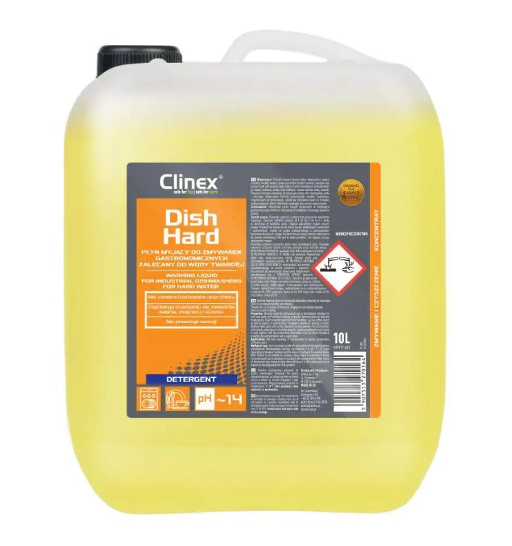 Curatare bucatarii, CLINEX DishHard, 10 litri, detergent pentru masini de spalat vase - vectordirect.ro
