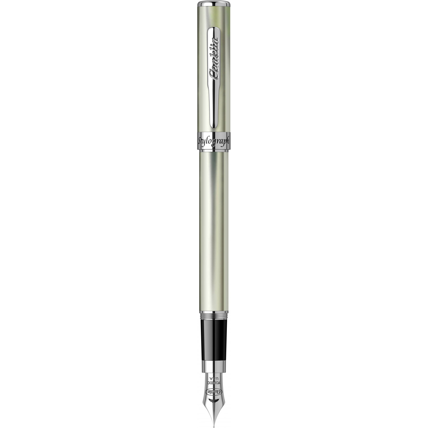 Stilou Conklin Stylograph Matte Polar White CT