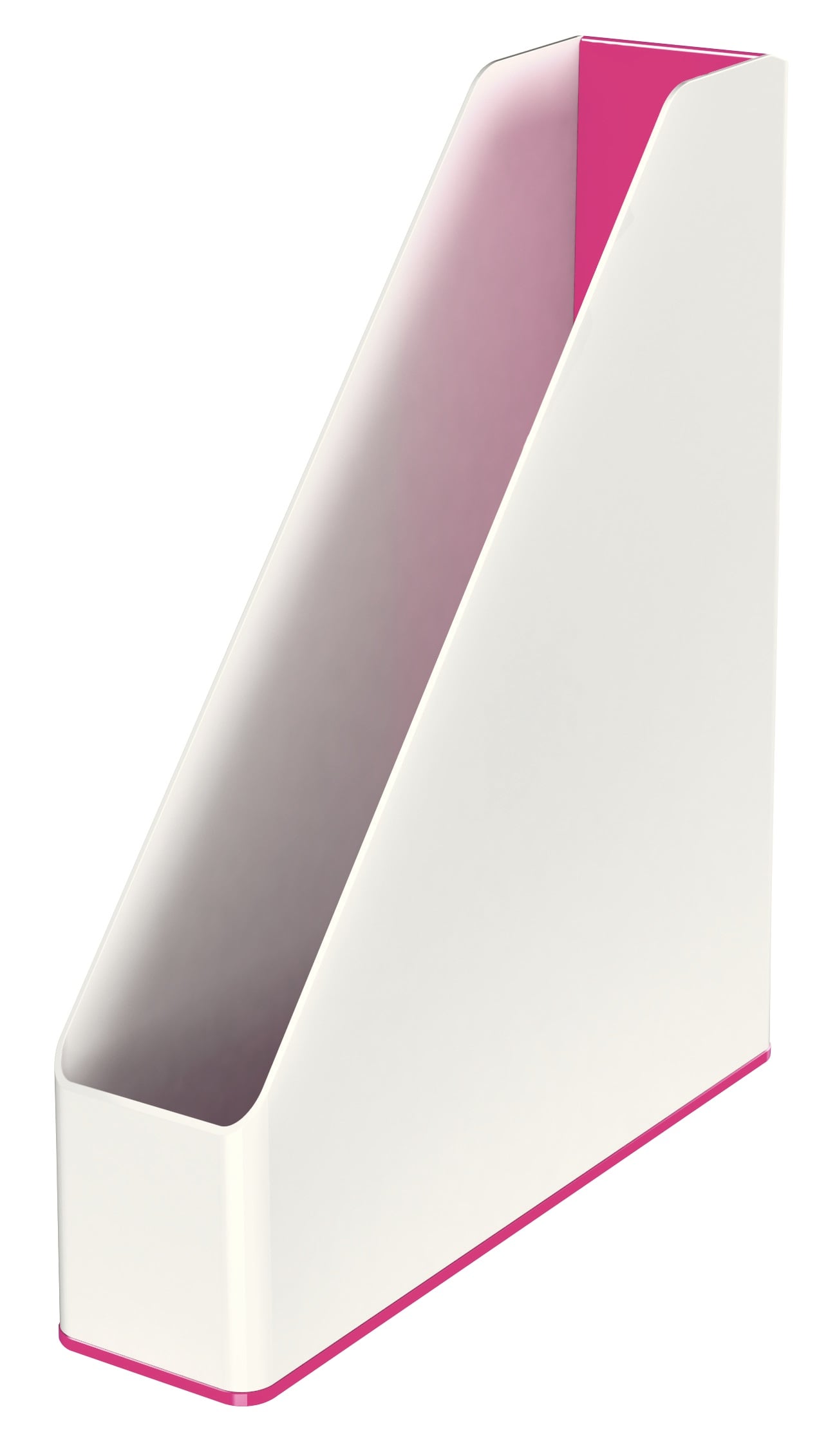 Toate produsele, Suport vertical Leitz WOW, pentru documente, PS, A4, culori duale, alb-roz - vectordirect.ro