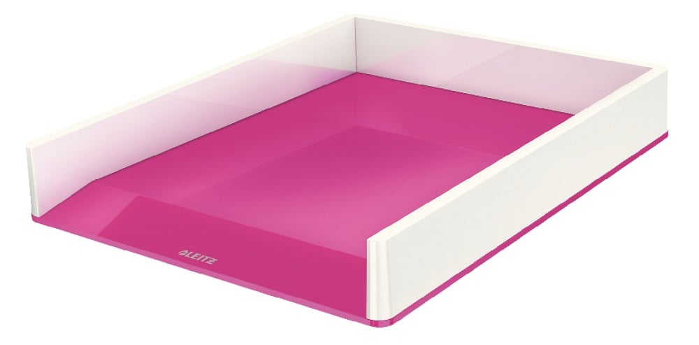 Toate produsele, Tavita documente Leitz WOW, PS, A4, culori duale, alb-roz - vectordirect.ro